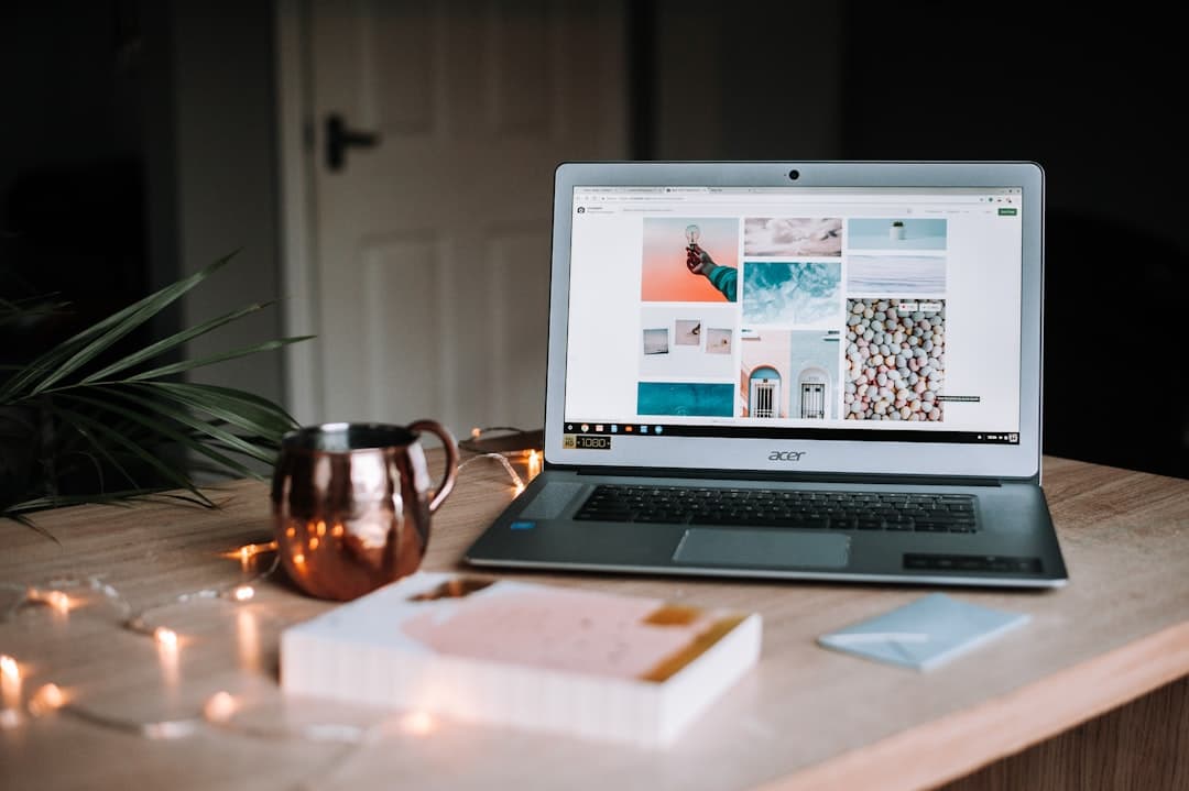 A therapist's office with a laptop open on a desk, symbolizing digital management of therapy practice reviews.