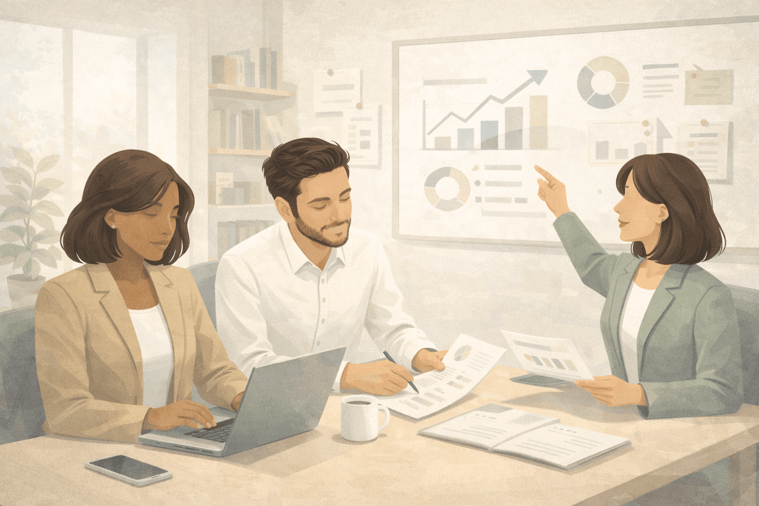 Collaborative consulting environment for therapy practice growth